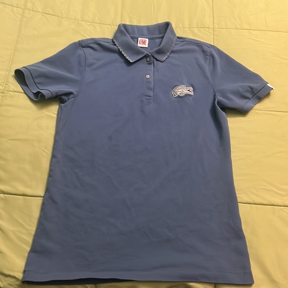 Lacoste RARE Large Shiny Crocodile Logo (Size Small) - Picture 3 of 7